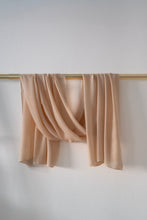 Load image into Gallery viewer, Premium single stitch Modal hijab          Buttercream nude