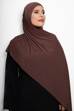 Load image into Gallery viewer, Lycra stitched hijab Royal rose