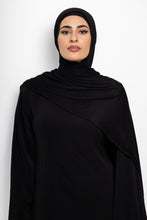 Load image into Gallery viewer, Premium Jersey hijab instant Black