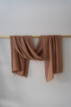 Load image into Gallery viewer, Premium single stitch Modal hijab Apricot