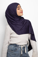 Load image into Gallery viewer, Kids instant jersey hijab navy