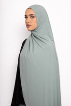 Load image into Gallery viewer, Lycra stitch hijab steel teal