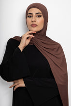 Load image into Gallery viewer, Premium Jersey hijab Toffee
