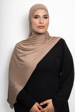 Load image into Gallery viewer, Premium Jersey hijab latte