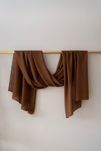 Load image into Gallery viewer, Premium single stitch Modal hijab             Terrocotta brown