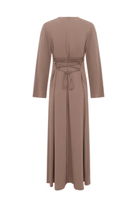 Dhalia corset dress in ‘Dusk’