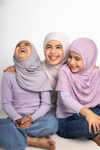 Load image into Gallery viewer, Kids instant jersey hijab grey