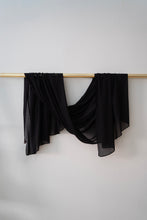 Load image into Gallery viewer, Premium single stitch Modal hijab Black
