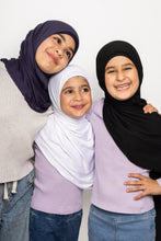 Load image into Gallery viewer, Kids instant jersy hijab black