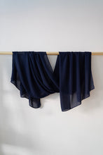 Load image into Gallery viewer, Premium single stitch Modal hijab Royal Navy