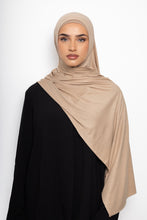 Load image into Gallery viewer, Premium Jersey hijab true beige
