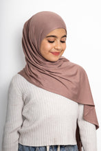 Load image into Gallery viewer, Kids instant jersey hijab mauve