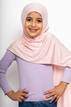Load image into Gallery viewer, Kids instant jersy hijab pink