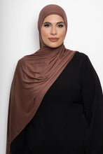 Load image into Gallery viewer, Premium Jersey hijab deep rose