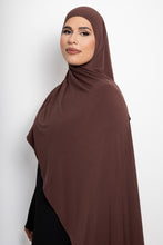 Load image into Gallery viewer, Lycra stitched hijab Royal rose