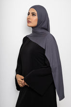 Load image into Gallery viewer, Premium Jersey hijab Steel grey