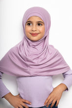Load image into Gallery viewer, Purple kids two piece hijab