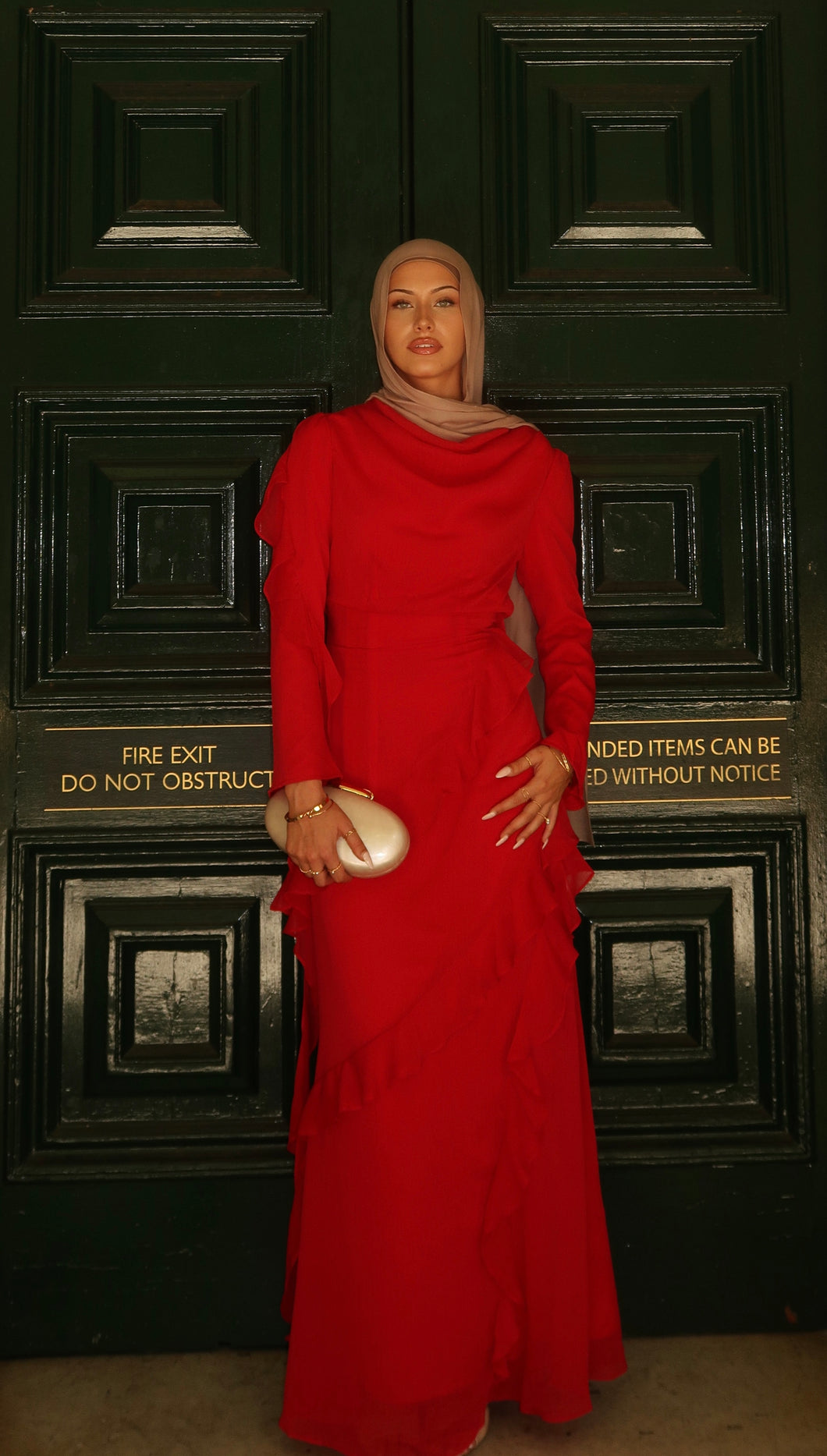 Valentina Ruffle dress