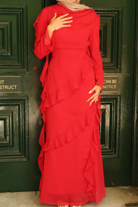 Valentina Ruffle dress