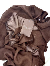 Load image into Gallery viewer, Lux cotton hijab chocolate