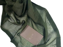 Load image into Gallery viewer, Lux cotton hijab Forest green