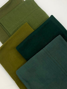 Value pack mix of green hijab caps