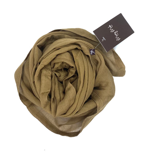 Lux cotton hijab walnut