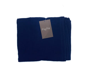 Lux cotton hijab navy blue