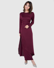Load image into Gallery viewer, Jamilah jumpsuit (Satin in plum)